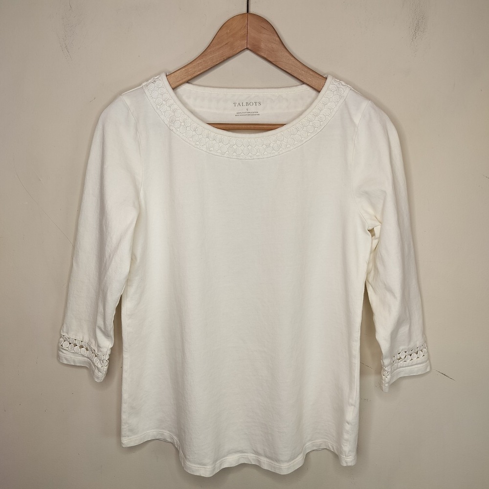 White Cotton Shirt Tee Zold